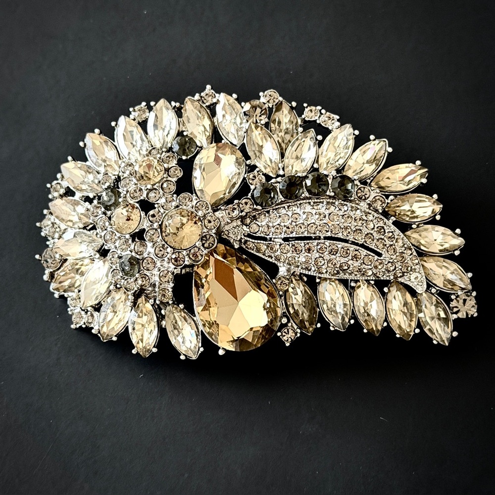 CAbi Vintage Rhinestone Belt Buckle, Brooch and Pendant